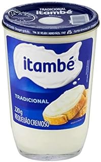 Requeijão Itambé by Brazilian Corner | Itambe Cream Cheese Spread 7.05oz with Mozzarella Cheese | Requeijao Tradicional Cremoso com Queijo Mussarela 200g (200g [1 PACK])