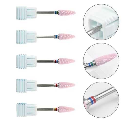 Set 5 Piezas Cabezales de Pulido para Uñas de Cerámica miniatura 7
