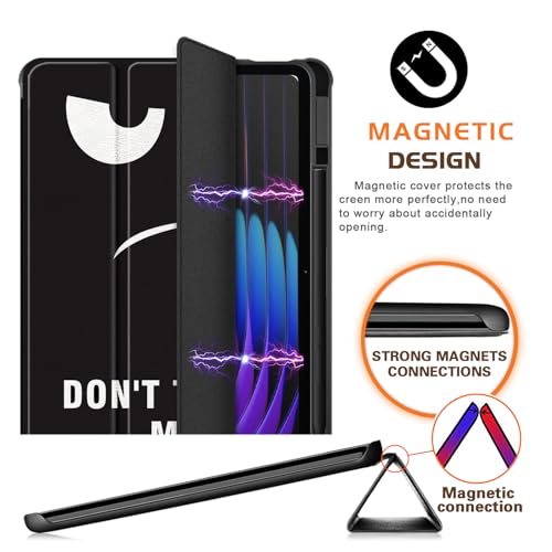 Coque Xiaomi Pad 7 Pro antichoc transparente à trois volets et veille auto - 3