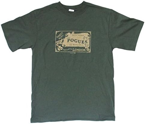 The Pogues USA Tour March 2008 Green T Shirt (M) Apparel