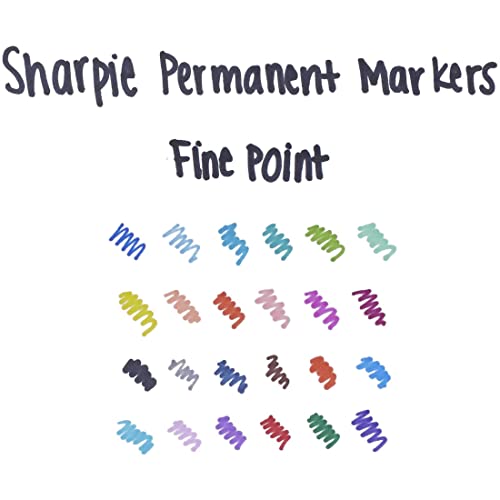 Image of Sharpie Permanent Markers, Fine Point, Green, (Pack of 144)