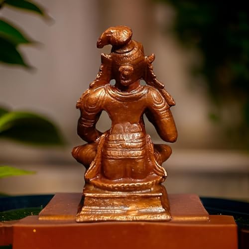Image of Copper Nammazhwar Idol 2.5 in | 195g