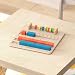 Classroom Essentials Commercial Grade STEM Number Counting Learning Board in Natural Finish with Multicolor Accents