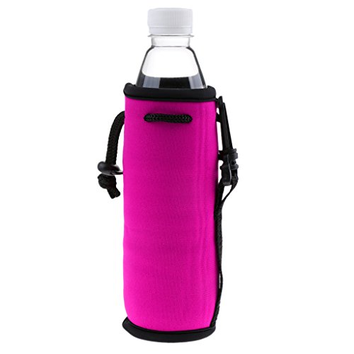 2Pcs Water Bottle Holder, Insulated Neoprene Water Bottle Cooler Cover Sleeve Tote Bag for Women Men Biker - Thumbnail 3
