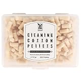 Cleaning Cotton Wool Felt Cleaning Pellets for Maintenance .177 Caliber 300 Counts with Storage Box (.177 Caliber)