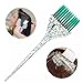 Professional Hair Dye Brush Plastic Crystal Hair Coloring Applicator Salon Hairdressing Dye Cream Brush Hair Styling Accessories