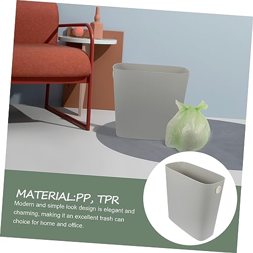 Caneca de basura rectangular para cocina y baño miniatura 7