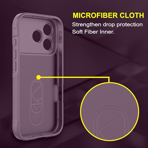Image of Zapcase Back Case Cover for Oppo F33 Pro 5G | Compatible for Oppo F33 Pro 5G Back Cover | Liquid Silicon Magic Case with Camera Protection | Lavender