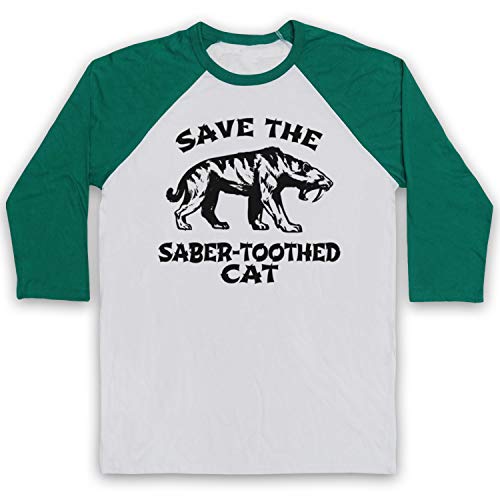 T-shirt de baseball tigre à dents de sabre pour remplacer les vêtements sans personnalité