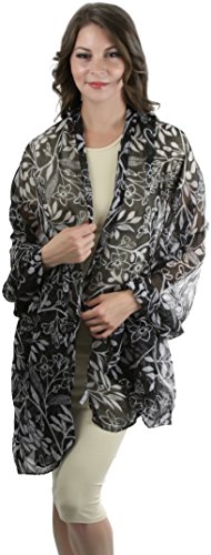 ToBeInStyle Women's Contrast Floral Print Scarf3