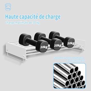 OUUTMEE 100CM Séchoir à Linge Mural, Étendoir à Linge Pliable pour Intérieur et Extérieur, Rétractable Etendoir Linge Mural avec 6 Tiges, Economiseur d'Espace Design (Blanc)