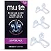 Rhinomed Mute Anti Snoring Aid Solution, Nasal Dilator for Snore Reduction, Breathe Better, Sleep Aid, Comfortable Nose Vent, Assorted