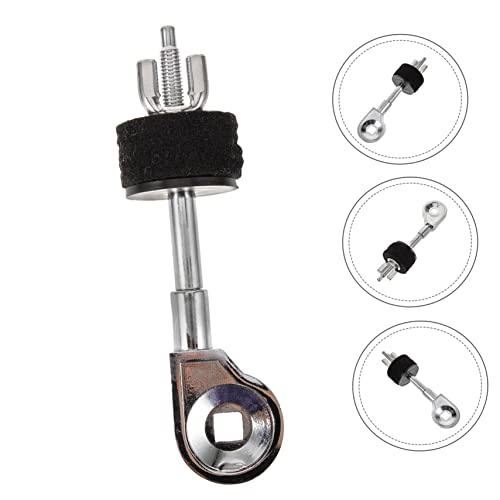 Parliky Cymbal Stacker Attachment for Drum Kit 6.3In Mini Boom Arm Holder Metal Percussion Instrument Part Lightweight Replacement with Shock Absorption
