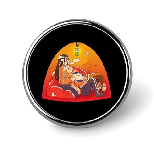 宇宙よりも遠い場所 ピンバッジ バッジ エナメル ピン ブローチ バッヂ 丸型 装飾 ラウンド 儀式 パーティ 日常生活 カジュアル コーディネートアイテムです