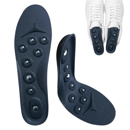 Plantillas magnéticas para mujer, plantillas magnéticas para zapatos, plantillas lavables, transpirables, alivia las molestias del pie, plantillas de masaje ortopédicas, largas caminatas