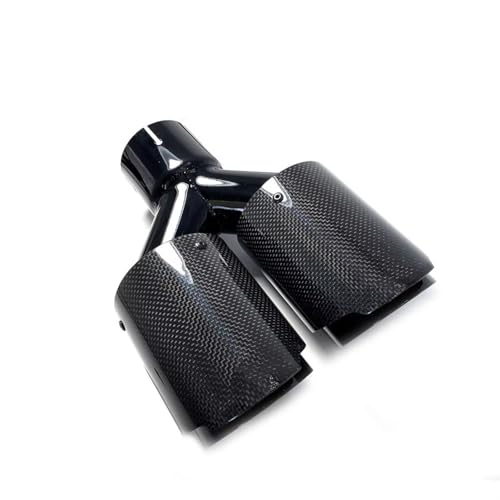Tubo de escape de carbono negro para renovar el silenciador del coche