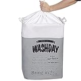 Collapsible Laundry Basket with Lid, 72L Large Dirty Grey Laundry Hamper Organizer, Portable Travel