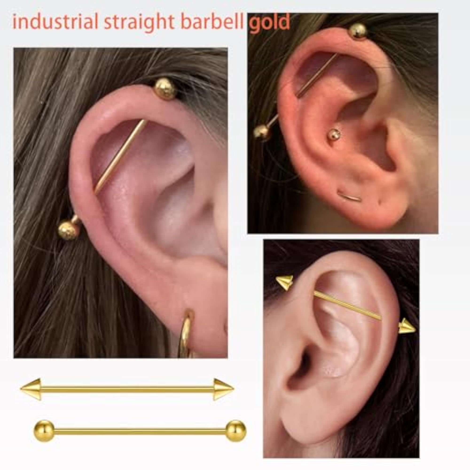 Stainless Steel Ear Piercing Kit, Disposable