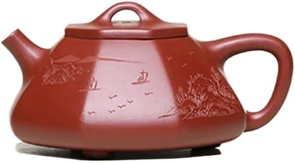 Ceramic Pot Purple Clay Teapot Handmade Teapot Ceramic Kettle Large Capacity Teapot Tea Set Coffee Pot Household Retro Tea Set Chinese Tea Ceremony Supplies 150