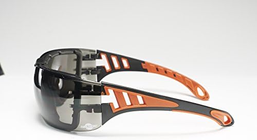 ToolFreak-Rip Out Safety Glasses & Sunglasses,Wraparound Tinted Lens,Can Be Worn As Goggles, Impact and UV Protection,Rated to EN166FT,Case and Cloth