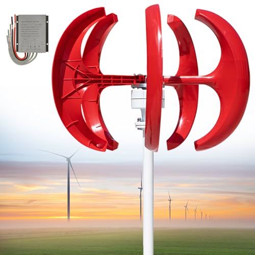 Éolienne 600W à 5 pales avec ajustement automatique de direction