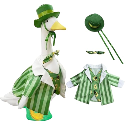 Numfog St. Patricks Day Porch Goose Outfit