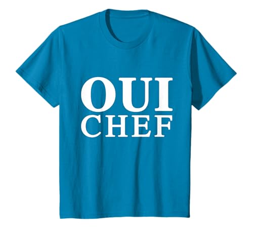 Oui Chef A Funny Chef Line Cook Foodie Français T-Shirt