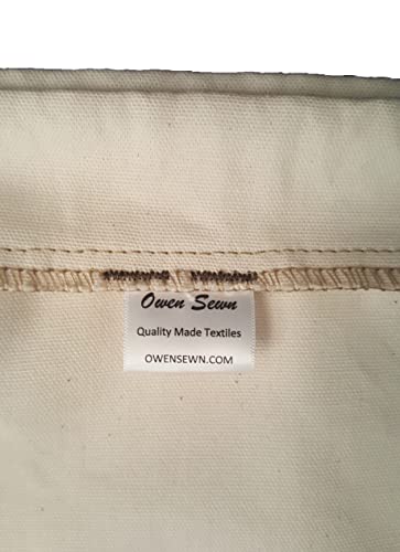 Owen Sewn Heavy Duty 16In X 22In Canvas Laundry Bag With Strap - Made In The Usa (Natural) #TOP2