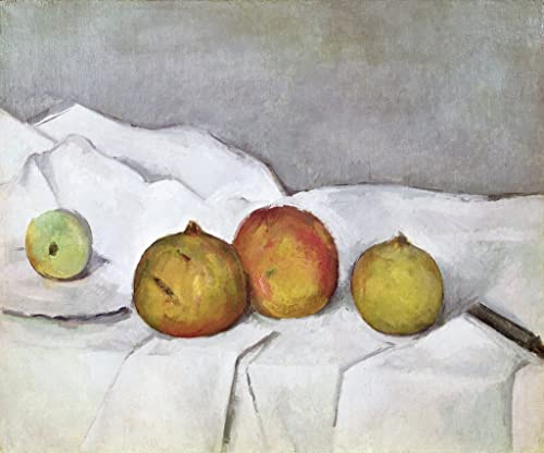 Affiche Toile Fruit sur un chiffon de Cézanne pour sublimation de décoration murale