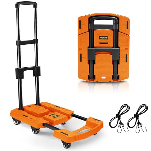 Voipvvii Folding Hand Truck for Heavy Loads
