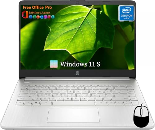 Amazon.co.jp: HP 14インチ超軽量ノートパソコン、Intel Celeron