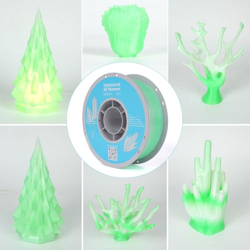 Image of Crystal Rainbow PLA 3D Printer Filament Bundle, 4 Rolls,1KG Spool(2.2lbs) 1.75mm Gradient Filament for Most FDM 3D Printers,4 Different Crystal Rainbow Colors