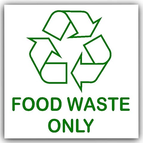 Food Waste Recycling Bin Adhesive Sticker Cover