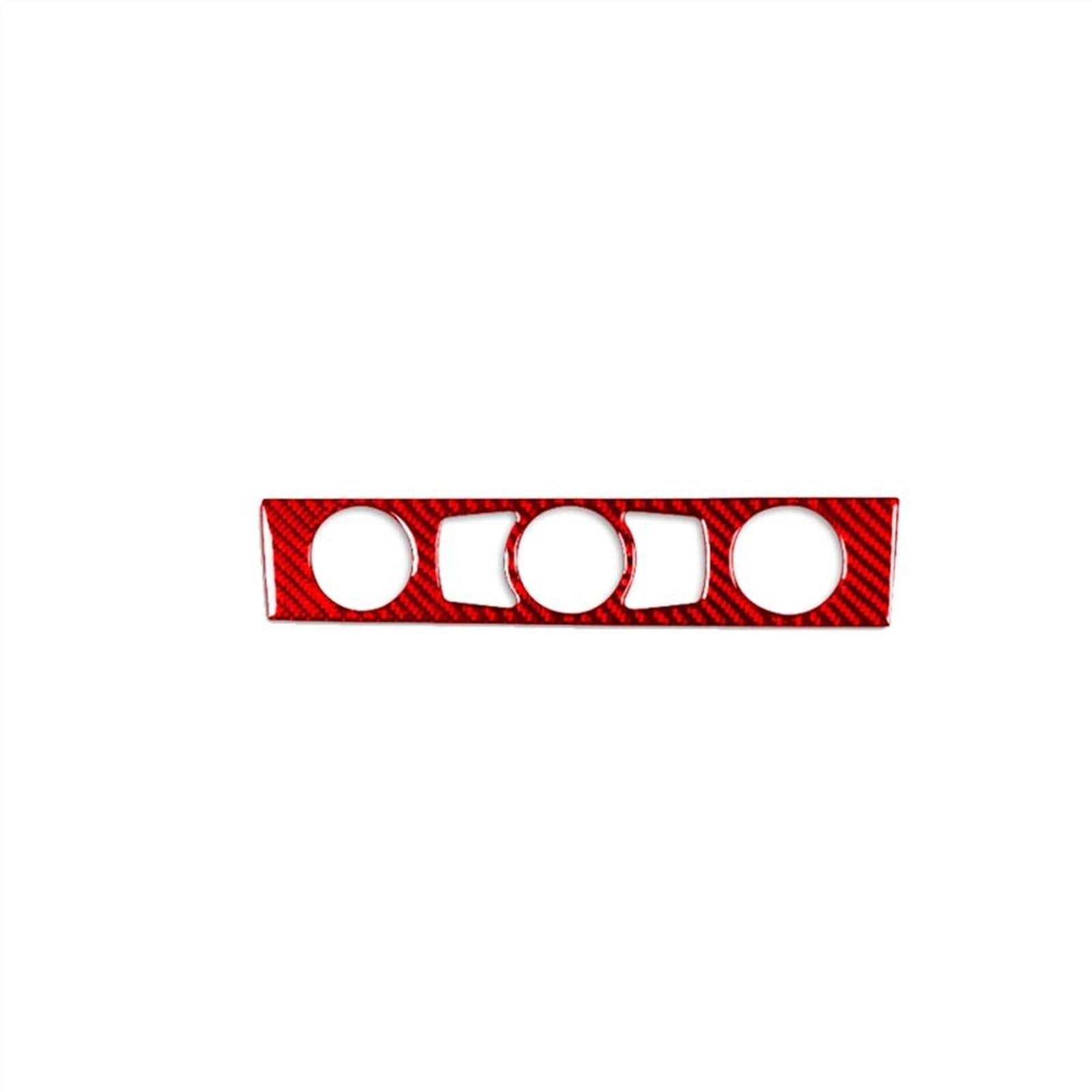 Piwine Rosso Car Interior Accessories Climate Control Panel Frame Cover Trim Sticker For 5 Series E60 2008 2009 2010