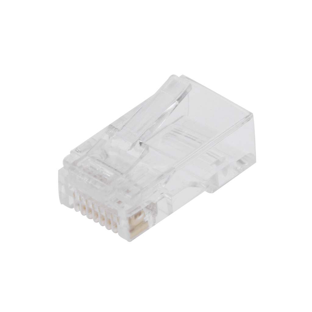 HapGlan 100PCS/25PCS RJ45 CAT5 RJ-45 Modular Plug Internet Cable LAN Connector 8pin 8P8C