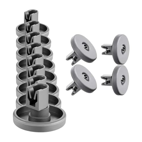 12 ruedas for cesta inferior de lavavajillas (compatibles con AEG, Electrolux, FAVORIT y Zanussi).