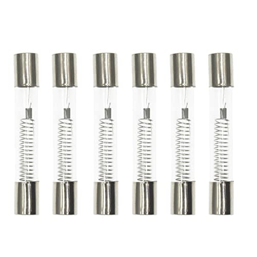 Fusible 0.65A para microondas alta tensión 6x40mm tubo de vidrio 5000V