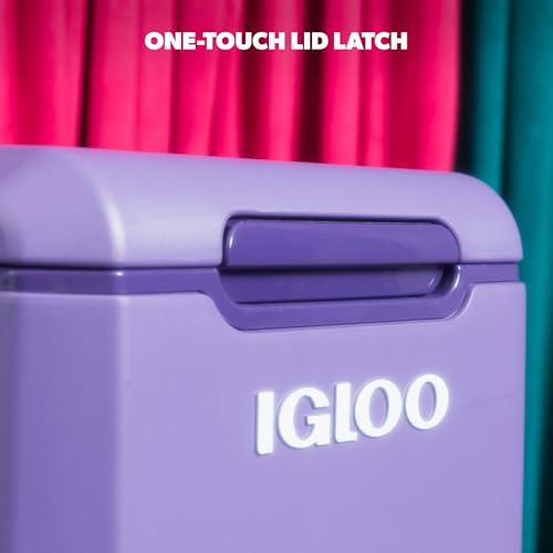 Image of Igloo Tag Along Too Coolers | Insulated Hard Shell Picnic Style Cooler | Rolling Ice Chest