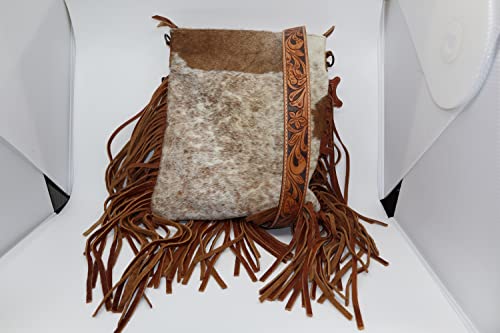 American Darling Conceal Carry Crossbody Cow Hide-On Hair On Leather Fringe Purse for Women Western Handbags Purses Clutch Bags4