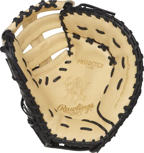Rawlings | Heart Of The Hide Baseball First Base Glove | Traditional Break-In | 13" | Single Post - Double I Bar Web | Right Hand Throw #TOP2