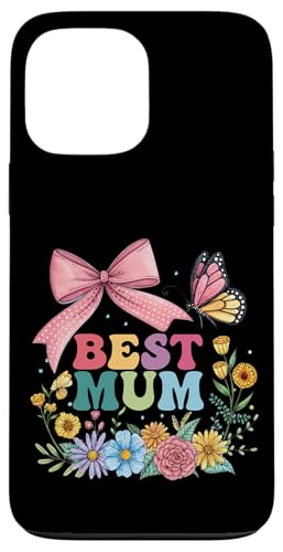 Best Mum Ever Doodle Flowers for the Best Mum Ever X}zP[X iPhone 13 Pro Max p
