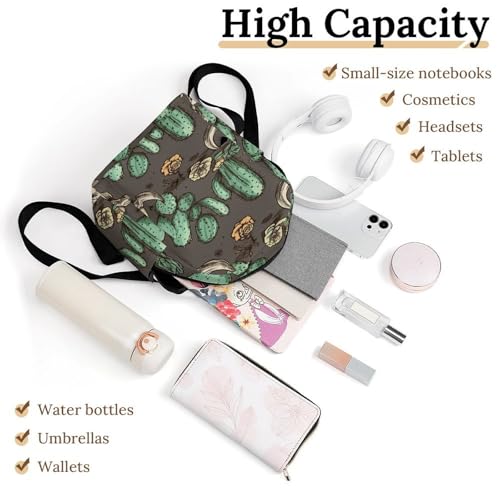 Bolsa para laptop mujer impermeable con diseño calavera de toro 3