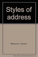 Styles of address B000LCT0VC Book Cover