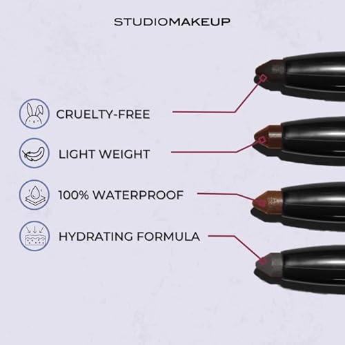 Translucent Lip Liner Set W/ Lip Brush & Sharpener – Long-Lasting Natural Lip Liner - Waterproof Lip Pencil W/ Tapered Lip Liner Brush – Gliding Lip Liner Pencil To Prevent Lipstick Color Bleeding #TOP1