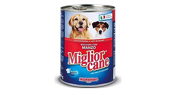 Migliorcane Set 24 MIGLIOR Cane Bocconcini Manzo 400 Gr Alimento per Cani