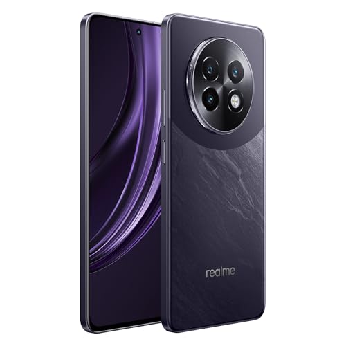 Image of realme 13+ 5G Smartphone 8+128GB Dark Purple, 6.67-inch Screen, 120Hz Display, 80W SuperVOOC, 5000mAh Battery, 50MP Camera, Dimensity 7300 Energy, IP65