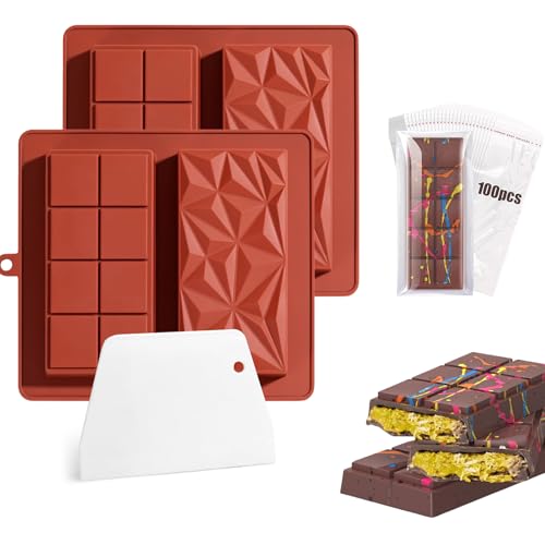 AstraGlam Dubai Chocolate Molde de Silicona Molde para Hornear Pistacho Kadayif Molde de Praliné Pelo Ángel Hilos de Masa Moldes de Silicona Hornear Creaciones Creativas de Chocolate para Cualquier