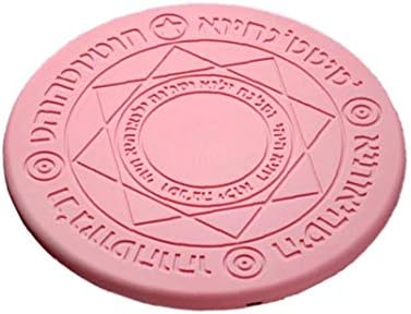 1Set Universal Wireless Charger Creative Magic Array Pattern Design Charging Pad Portable Ultra Slim Station 10W Pink