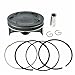 yeedaky WR450F Cylinder Piston Top End Gasket Kit for Yamaha YFZ450R 2009-2011 YFZ450X 2010-2011 YZ450F 2006-2011 2007-2011 95mm Aftermarket Automotive Parts Replacement OE#2S2-11311-00-00
