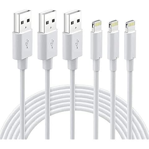 Lightning Cable MFi Certified - iPhone Charger 3Pack 6FT Cover